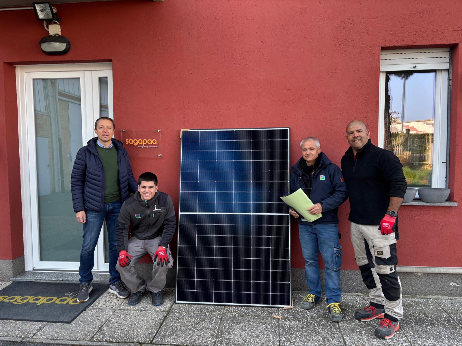 Installazione pannello fotovoltaico